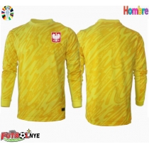 Camiseta Polonia Portero Primera Equipación Eurocopa 2024 manga larga